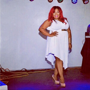 Plus size White Dress